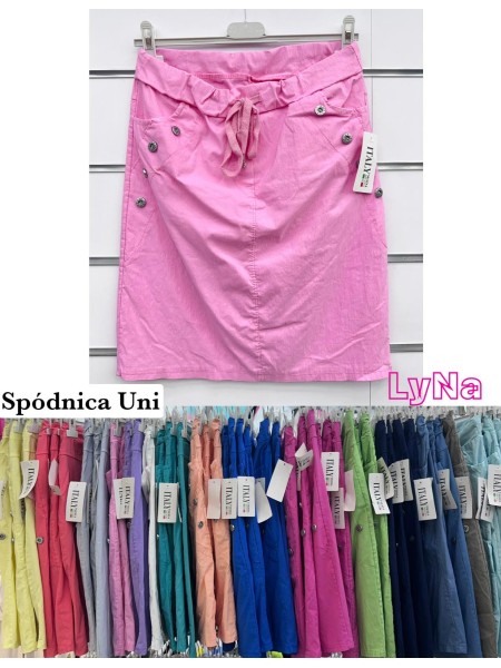 Spódnica długa damskie wlolskie,size uni ,paczka 6szt, mix kolor