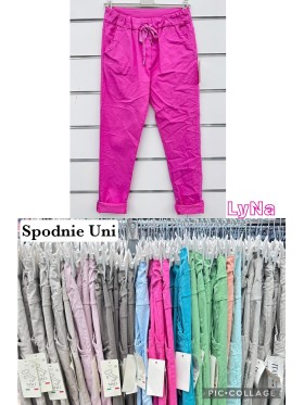 Spodnie damskie wlolskie,size uni ,paczka 6szt, mix kolor
