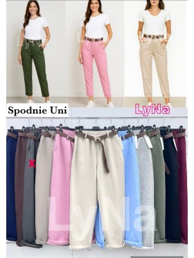 Spodnie damskie wlolskie,size uni ,paczka 6szt, mix kolor