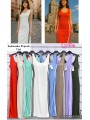 Sukienki damskie wlolskie,size uni ,paczka 6szt, mix kolor