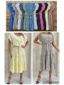 Sukienki damskie wlolskie,size uni ,paczka 6szt, mix kolor