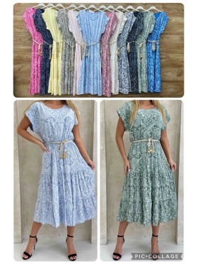 Sukienki damskie wlolskie,size uni ,paczka 6szt, mix kolor
