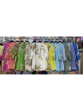 Bluzki damskie Polskie, Size uni, paczka 6szt mix kolor
