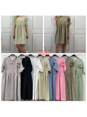 Sukienki damskie Polskie, Size uni, paczka 6szt mix kolor