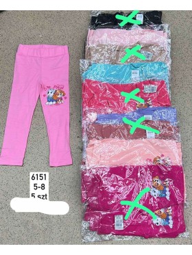 Leginsy  DZIECIĘCA ,size 5-8 lat,paczka 5szt,1kolor