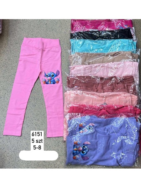 Leginsy  DZIECIĘCA ,size 5-8 lat,paczka 5szt,1kolor
