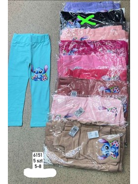 Leginsy  DZIECIĘCA ,size 5-8 lat,paczka 5szt,1kolor