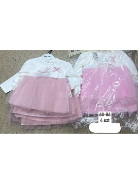 Sukienka  DZIECIĘCA ,size 68-86,paczka 4szt,1kolor