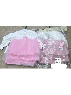 Sukienka  DZIECIĘCA ,size 68-86,paczka 4szt,1kolor