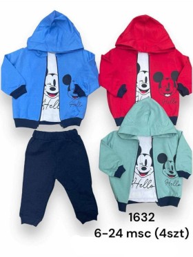 Komplety DZIECIĘCA ,size 6-24m,paczka 4szt,1kolor
