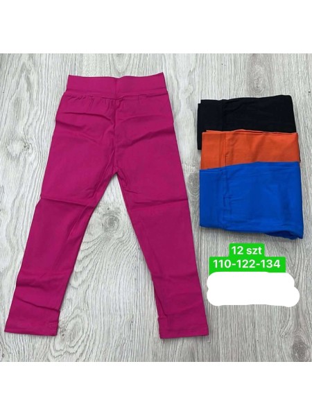 Leginsy  DZIECIĘCA ,size 110-134,paczka 12szt,mix kolor