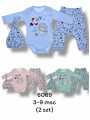 Komplety DZIECIĘCA ,size 3-9m,paczka 2szt,1kolor