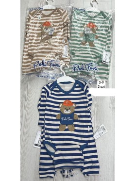 Komplety DZIECIĘCA ,size 3-9m,paczka 2szt,1kolor