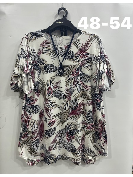 Bluzki damskie Polskie, Size 48-54, paczka 8szt 1 kolor