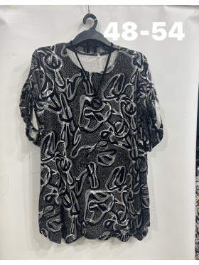 Bluzki damskie Polskie, Size 48-54, paczka 8szt 1 kolor