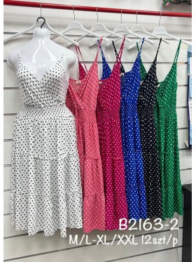 Sukienki damskie,size m-2xl ,paczka 12szt, mix kolor