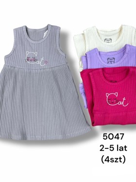 Sukienka DZIECIĘCA ,size 2-5 lat,paczka 4szt,1kolor