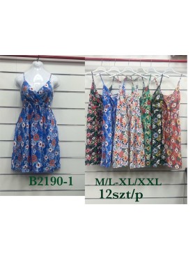 Sukienki damskie,size m-2xl ,paczka 12szt, mix kolor
