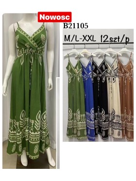 Sukienki damskie,size m-2xl ,paczka 12szt, mix kolor