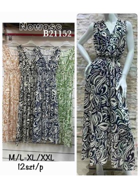 Sukienki damskie,size m-2xl ,paczka 12szt, mix kolor