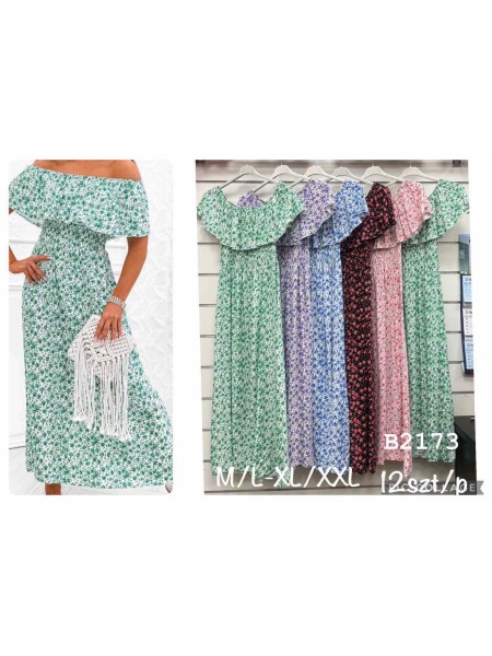 Sukienki damskie,size m-2xl ,paczka 12szt, mix kolor