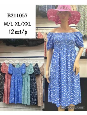 Sukienki damskie,size m-2xl ,paczka 12szt, mix kolor