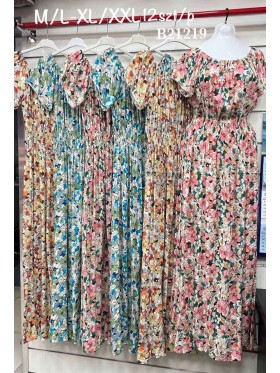 Sukienki damskie,size m-2xl ,paczka 12szt, mix kolor