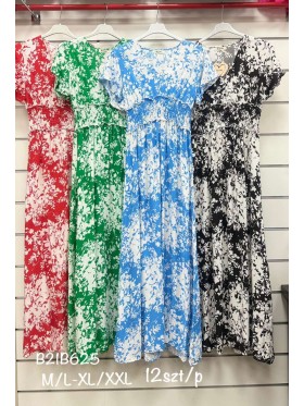 Sukienki damskie,size m-2xl ,paczka 12szt, mix kolor