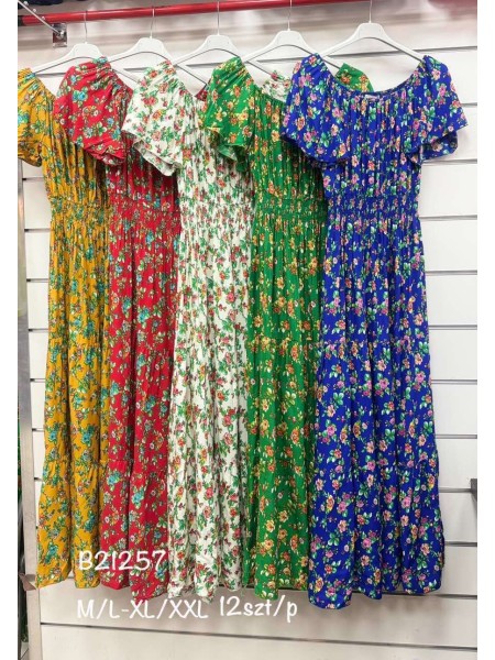 Sukienki damskie,size m-2xl ,paczka 12szt, mix kolor