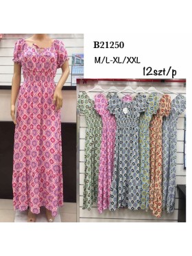 Sukienki damskie,size m-2xl ,paczka 12szt, mix kolor