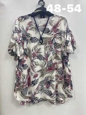 Bluzki damskie Polskie, Size 48-54, paczka 8szt 1 kolor