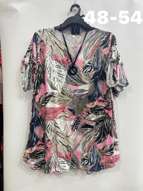 Bluzki damskie Polskie, Size 48-54, paczka 8szt 1 kolor