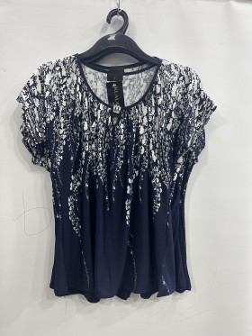 Bluzki damskie Polskie, Size 48-54, paczka 8szt 1 kolor