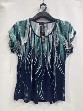 Bluzki damskie Polskie, Size 48-54, paczka 8szt 1 kolor