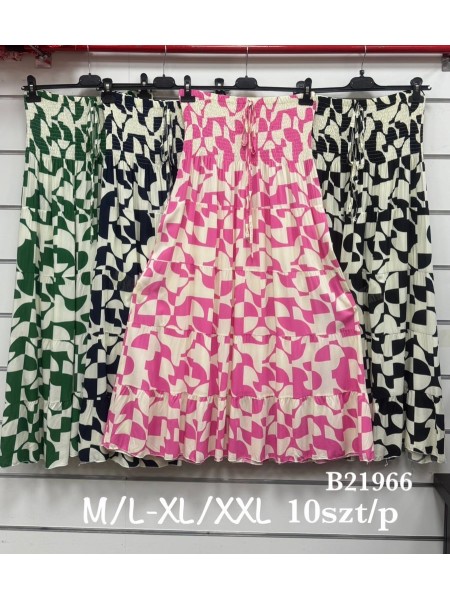 Spódnica długa damskie,size ,m-2xl ,paczka 10szt, mix kolor