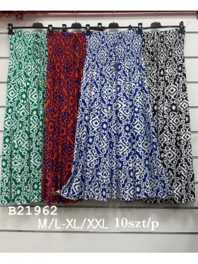 Spódnica długa damskie,size ,m-2xl ,paczka 10szt, mix kolor