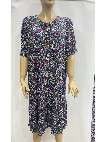 Sukienki damskie Polskie, Size 54-60, paczka 8szt 1 kolor