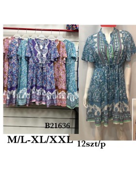 Sukienki damskie,size m-2xl ,paczka 12szt, mix kolor