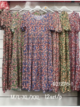 Sukienki damskie,size m-2xl ,paczka 12szt, mix kolor