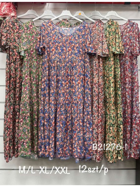 Sukienki damskie,size m-2xl ,paczka 12szt, mix kolor