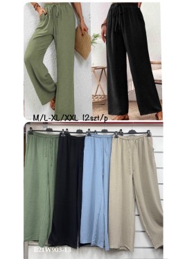 Spodnie damskie,size m-2xl ,paczka 12szt, mix kolor