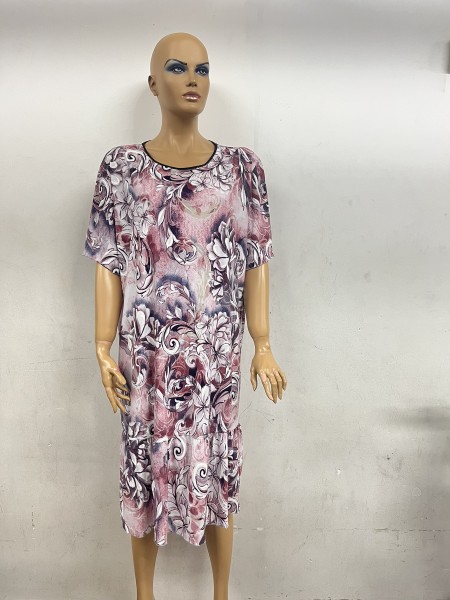 Sukienki damskie Polskie, Size 56-60, paczka 6szt 1 kolor