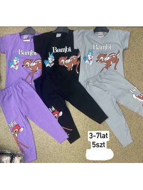 Komplety DZIECIĘCA ,size 3-7lat,paczka 5szt,1kolor