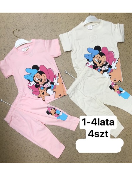 Komplety  DZIECIĘCA ,size 1-4 lat,paczka 4szt,1kolor