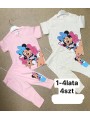 Komplety  DZIECIĘCA ,size 1-4 lat,paczka 4szt,1kolor
