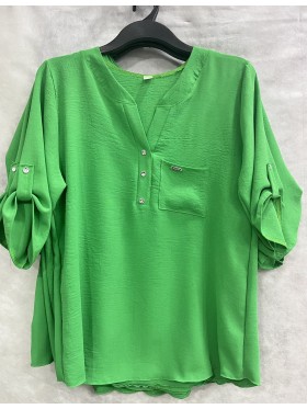 Bluzki damskie Polskie, Size L-4XL, paczka 5szt 1 kolor