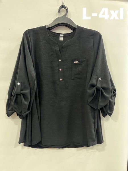 Bluzki damskie Polskie, Size L-4XL, paczka 5szt 1 kolor