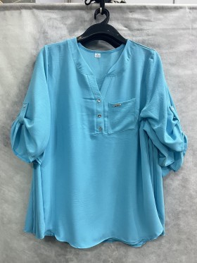 Bluzki damskie Polskie, Size L-4XL, paczka 5szt 1 kolor