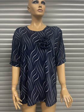 Bluzki damskie Polskie, Size 54-60, paczka 8szt 1 kolor