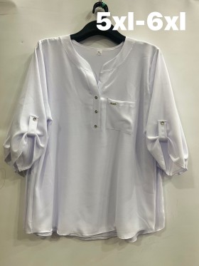 Bluzki damskie Polskie, Size 5XL-6XL, paczka 6szt 1 kolor